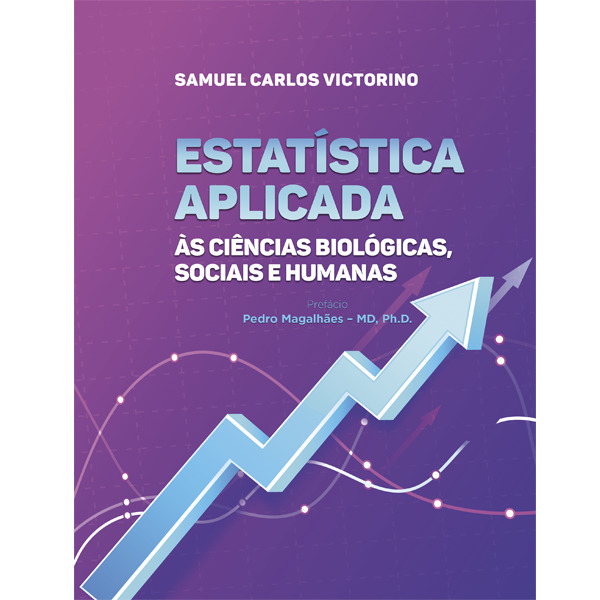 Capa de Estatística Aplicada às Ciências Biológicas, Sociais e Humanas